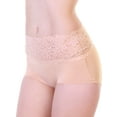 thumbnail image 1 of Angelina Laser Cut High-Rise Briefs with Lace Front Waistband Detail (6-Pack), 1 of 6