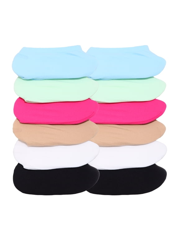 Magic No-Show Liner Sock With No-Slip Heel (12-Pairs)