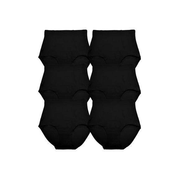 Angelina Mid-Rise Waist Body Shaper Panties (6-Pack)