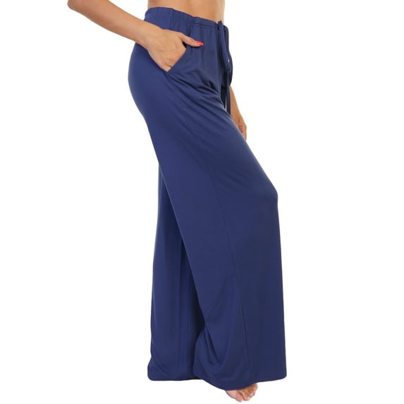 Angelina Mid-rise Palazzo Pants with Drawstring Waistband (1-Pack)