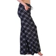 thumbnail image 1 of Angelina Women's Wide Leg Mid-Rise Palazzo Pants with Pockets, 1-Pack (1X-2X), 1 of 3