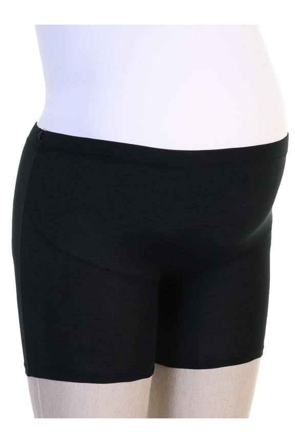 Modal Maternity Shorts with Adjustable Waistband (6-Pack)
