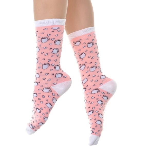 Angelina Novelty Foodie Crew Socks (1-6 Pairs)
