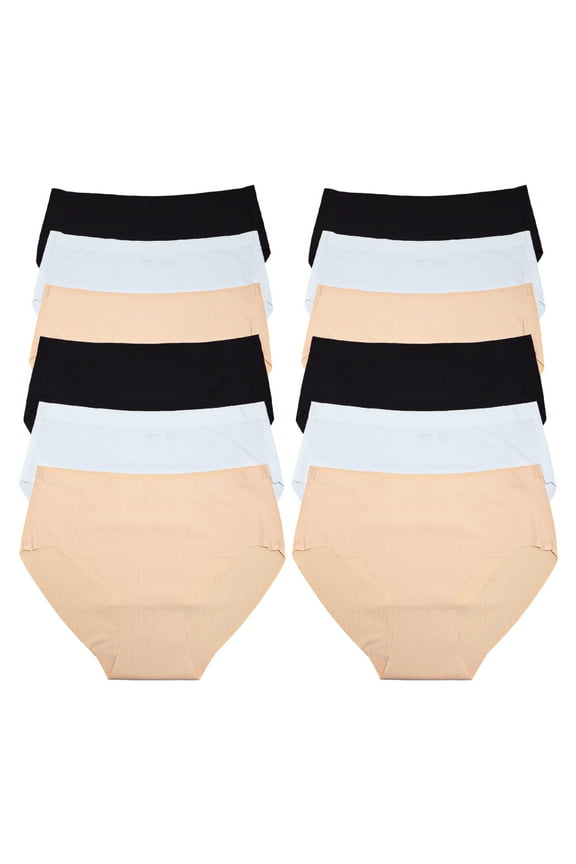 Nylon Lasercut Hiphuggers with Scallop Detail (6 or 12 Pack)