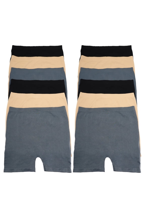 Women's Seamless Multipurpose Shorts (12-Pack)