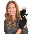 thumbnail image 1 of Angelina Unisex Knitted Fingerless Gloves (12-Pack), 1 of 3