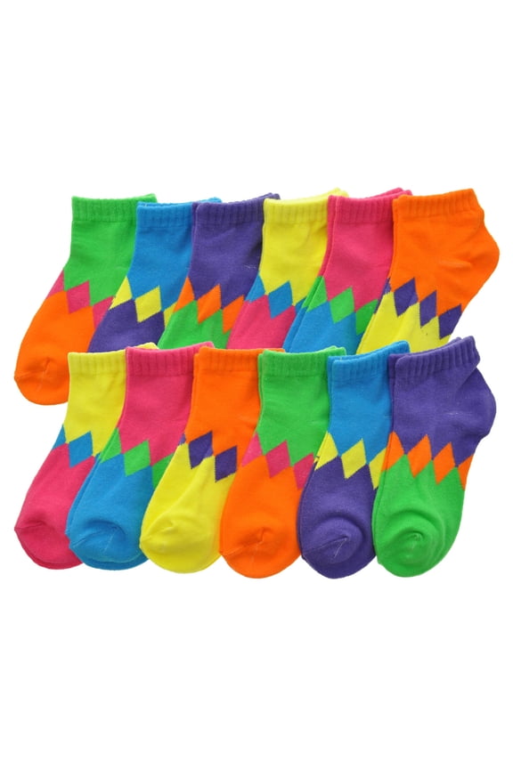 Unisex Low Cut Trainer Socks (12-Pairs)