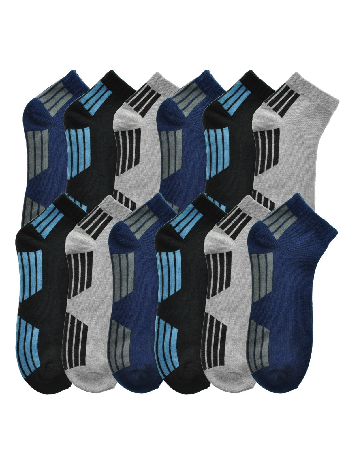 PERMA COOL - 3 Pack Coolng Breathable Summer Crew Socks for Hot Feet