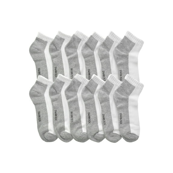 Angelina Unisex Low Cut Trainer Socks (12-Pairs)