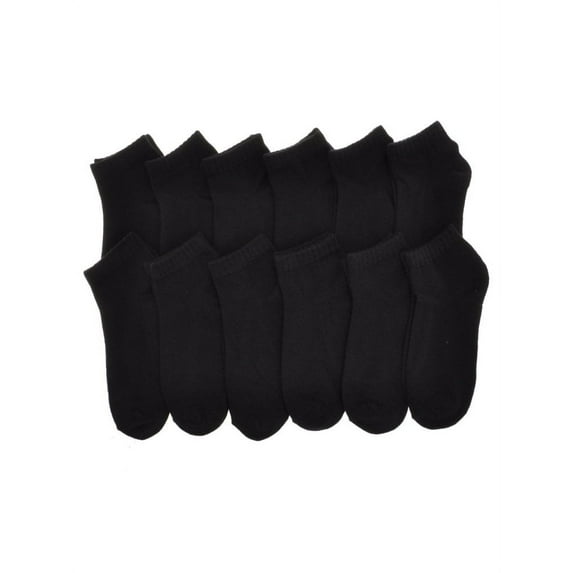 Angelina Unisex Low Cut Trainer Socks (12-Pairs)