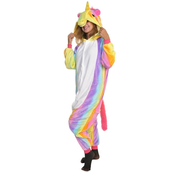 Angelina Unisex Plush Unicorn One-Piece Novelty Sleep/Lounge Wear