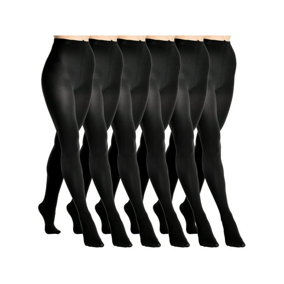 Angelina Winter Brushed Interior Thermal Tights (6 Pack)