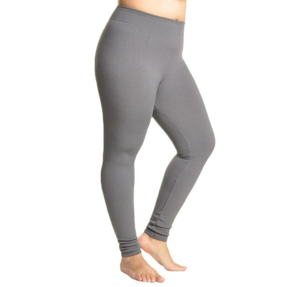 Angelina Winter Warmth Seamless Plush Lined Footless Leggings (1-Pack)