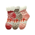 thumbnail image 1 of Angelina Winter-Weight Sherpa-Lined Knitted Thermal Crew Socks (3-Pair Pack), 1 of 5