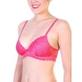thumbnail image 1 of Angelina Wire-Free Demi-Cup Floral Lace Bras with Wide-Wing Support (6-Pack), 1 of 6