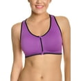 thumbnail image 1 of Angelina Wire-Free, Seamless Bralette with Front-Zip Closure (6-Pack), 1 of 7