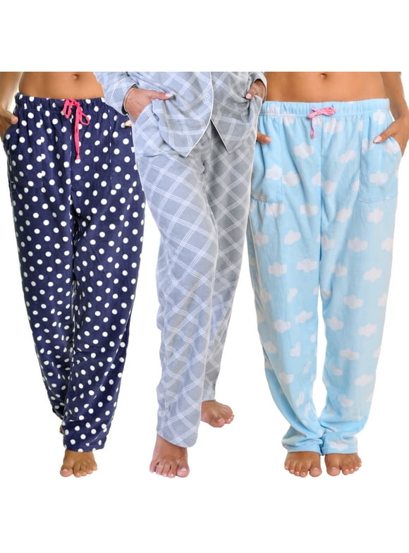 Women's COZY Fleece Pajama Pants (3 Pack)