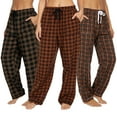 thumbnail image 1 of Angelina Women's COZY Fleece Pajama Pants (3-Pack), 1 of 7