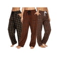 thumbnail image 1 of Angelina Women's COZY Fleece Pajama Pants (3-Pack), 1 of 4