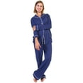 thumbnail image 1 of Angelina Women's Classic Brushed Microfiber Long Sleeve Pajama Set, 1 of 3