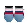 thumbnail image 1 of Angelina Women's Classic Cotton Mid-Rise Brief Panties (12-Pack), 1 of 7