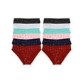 thumbnail image 1 of Angelina Women's Cotton Bikini Panties with Doodle Print Design (12-Pack), 1 of 6