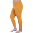 thumbnail image 1 of Angelina Women's Microfiber High Waist Full Coverage Cropped Legging (6-Pack), 1 of 3