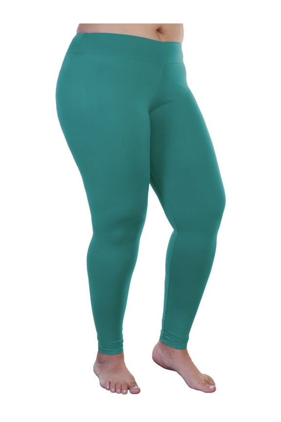 Women's Microfiber High Waist Full Coverage Leggings (6-Pack)