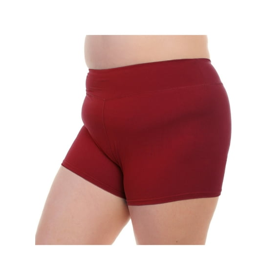 Angelina Women's Microfiber High Waist Safety Boyshorts (6-Pack)