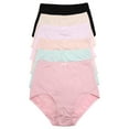 thumbnail image 1 of Angelina Women's Nylon High Waist Classic Briefs (6-Pack), 1 of 4