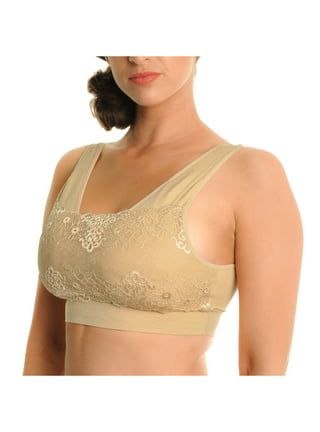 Women Quick Easy Clip-on Lace Mock Camisole Bra Insert Anti-Exposure  Wrapped Chest Overlay Modesty Panel