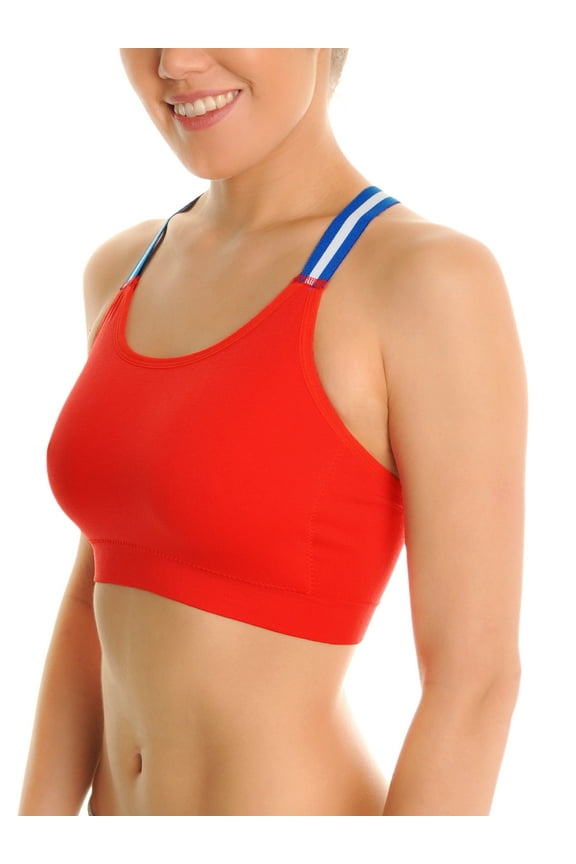 Women's Seamless Strappy-Back Bras (3-Pack)