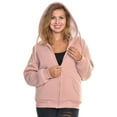 thumbnail image 1 of Angelina Women's Sherpa-Lined Hoodie Jacket (1-Pack), 1 of 3