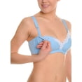 thumbnail image 1 of Angelina Women's Soft Cup Nursing Bras with Lace Trim (3-Pack), 1 of 7