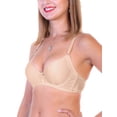thumbnail image 1 of Angelina Women's Wired Padded T-Shirt Bras with Wide Wings (6-Pack), 1 of 7