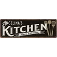 thumbnail image 1 of Angelina's Kitchen Sign Chic Wall Decor Gift Mom 8x24 108240014417, 1 of 1