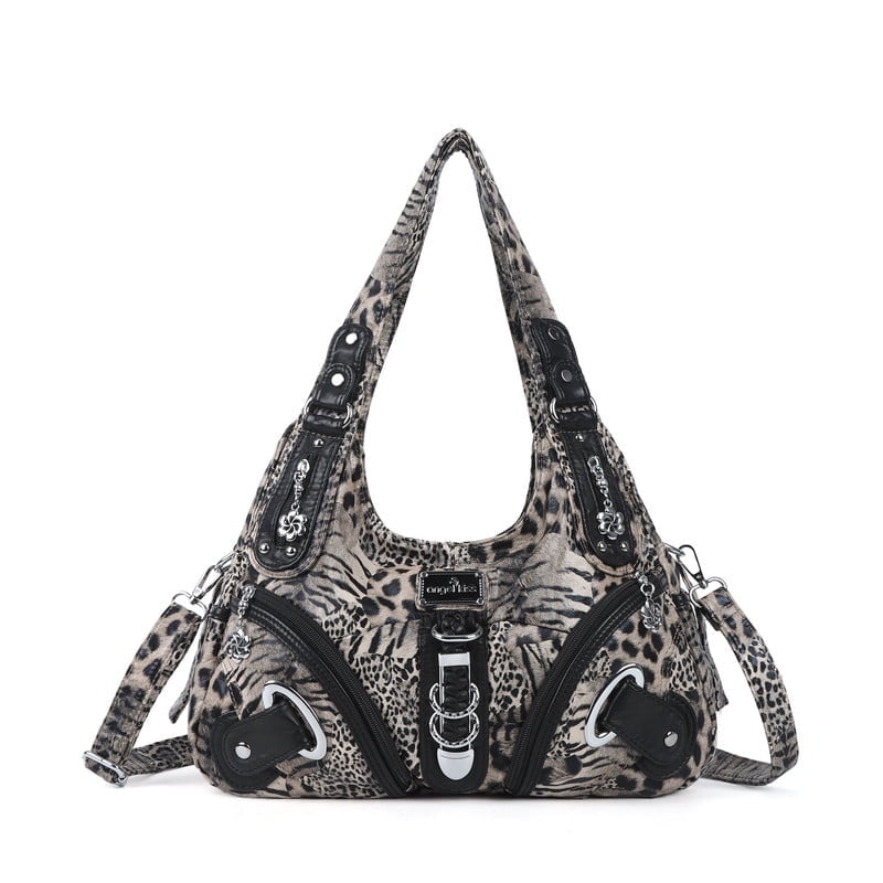 Angelkiss Hobo Shouder Purses for Women Crossbody Bag with Adjustable Long Straps Ultra Soft with Multiple Pockets