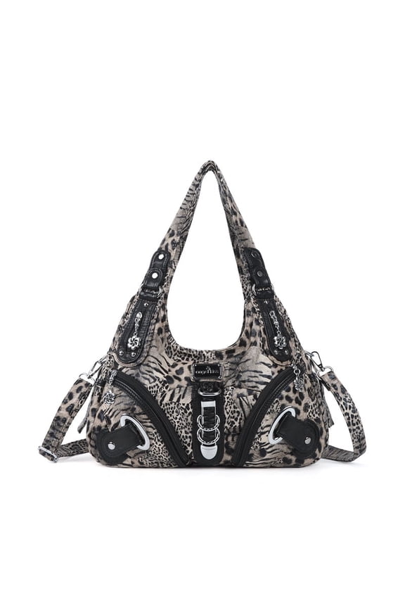 Angelkiss Hobo Shouder Purses for Women Crossbody Bag with Adjustable Long Straps Ultra Soft with Multiple Pockets