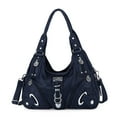 thumbnail image 1 of Angelkiss Hobo Shouder Purses for Women Crossbody Bag with Adjustable Long Straps Ultra Soft with Multiple Pockets, 1 of 5