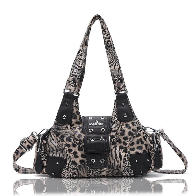 Angelkiss Purse for Women PU Wallet With Adjustable Shoulder Strap Crossbody Bag Single Satchel Handbags Hobo Bag