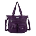 thumbnail image 1 of Angelkiss Purses Handbags for Women PU Tote Satchel Bags for Women Pockets Shoulder Bag, 1 of 5