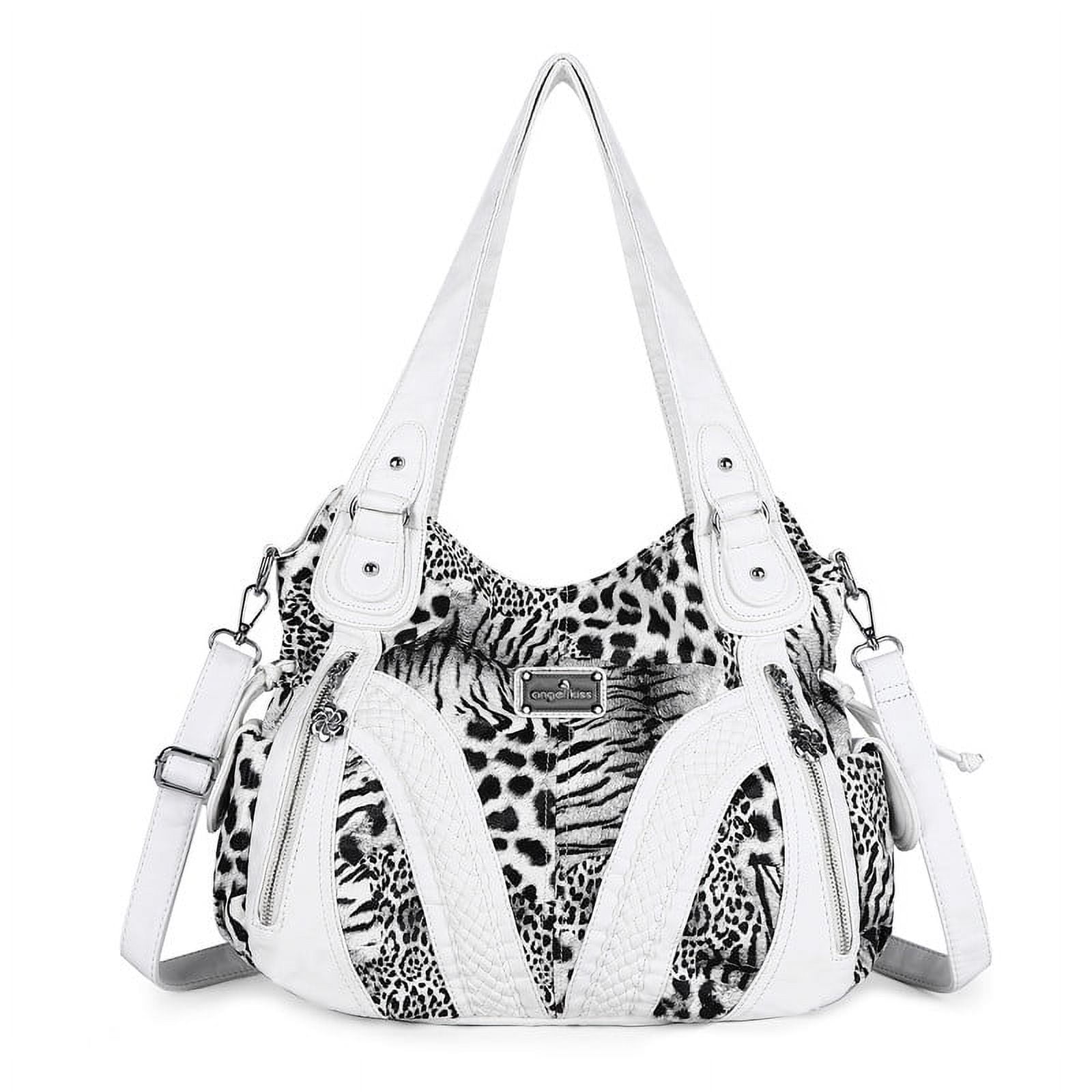 Angelkiss Women's satchel handbag Flexible multiple pockets with adjustable shoulder straps