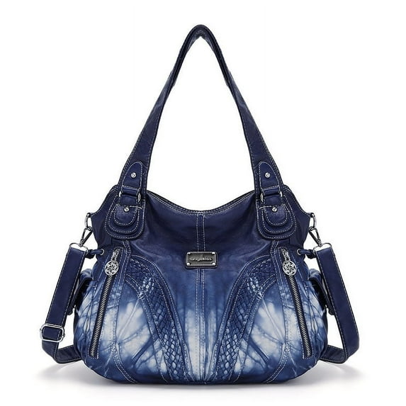 Angelkiss Women's satchel handbag Flexible multiple pockets with adjustable shoulder straps