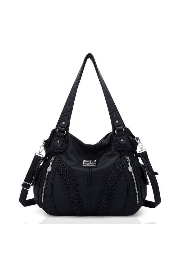 Women's satchel handbag Flexible multiple pockets with adjustable shoulder straps