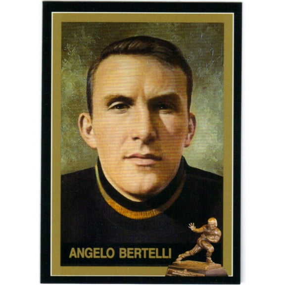 Angelo Bertelli Notre Dame 1943 Heisman Trophy winner card