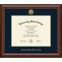 Angelo State University Diploma Frame, Document Size 14" x 11"