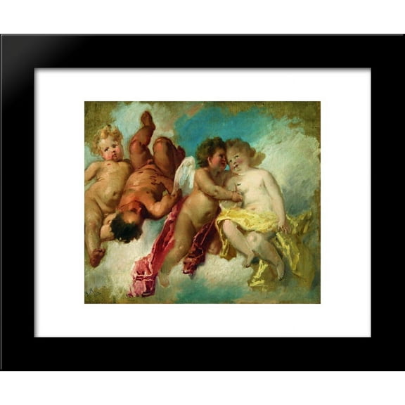 Angels 20x24 Framed Art Print by Makovsky, Konstantin
