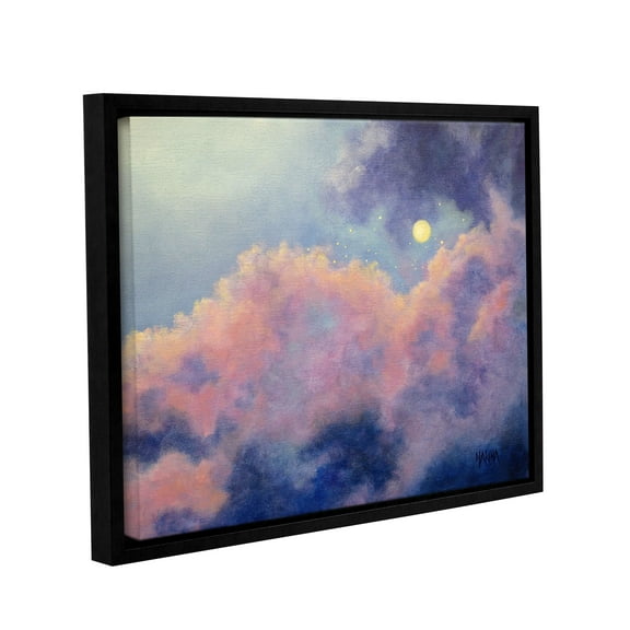 Angels-Among-the-Clouds Gallery Wrapped Floater-framed Canvas by Marina Petro