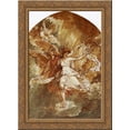 thumbnail image 1 of Angels Announcing the Birth of Our Savior 24x18 Gold Ornate Wood Framed Canvas Art by Benjamin West, 1 of 2