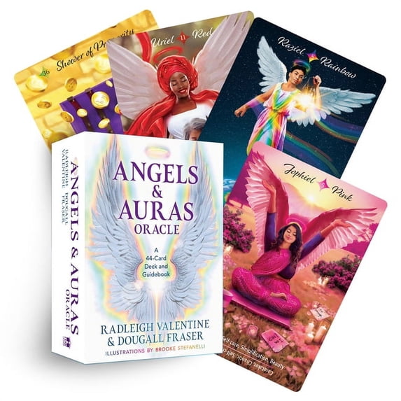 Radleigh Valentine Angels & Auras Oracle 44-Card Deck & Guidebook ...